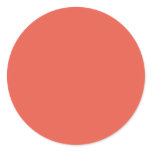 Background Color - Coral Sticker