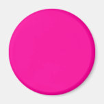 Background Color FF0099 Fuchsia Magenta Hot Pink Fridge Magnets