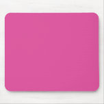 Background Color - Fuchsia Mouse Pad
