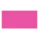 Background Color - Fuchsia Photo Card Template