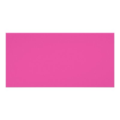 Background Color - Fuchsia Photo Card Template by visualnewbie