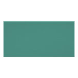 Background Color - Jade Customized Photo Card