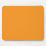 Background Color - Orange Mousepad