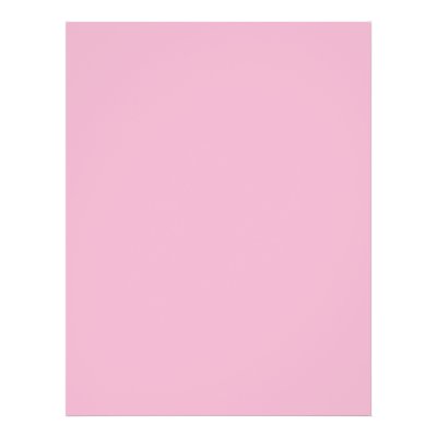 Background Color - Pale Pink Custom Flyer by visualnewbie