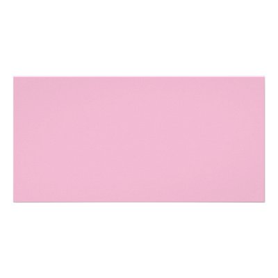 Background Color - Pale Pink Photo Card by visualnewbie