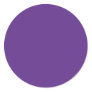 Background Color - Purple Round Stickers
