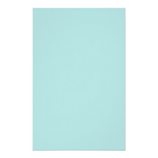 Background Color - Robins Egg Blue Stationery | Zazzle