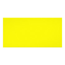 Background Color - Yellow Photo Card Template