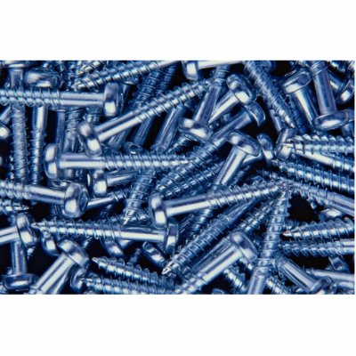 Background of metal screws cut out by inspirelove