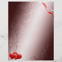 Background pearly pink Color Custom Flyer