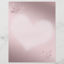 Background pearly pink Color Personalized Flyer
