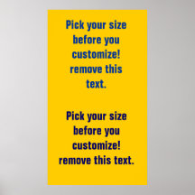 Background poster blanks large to small See Notes