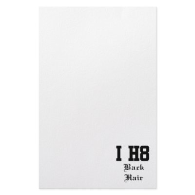 backhair stationery design by ih8designs
