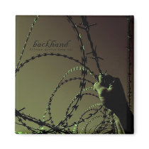 Backhand Album Cover Magnet by Nastics Backhand Album Cover Magnet