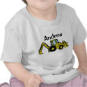 backhoe, Andrew t-shirts