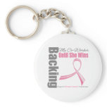 Backing My Co-Worker Breast Cancer Keychains