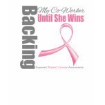 Backing My Co-Worker Breast Cancer Shirts