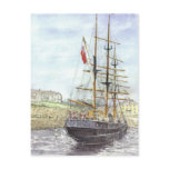 'Backing Out' Postcard