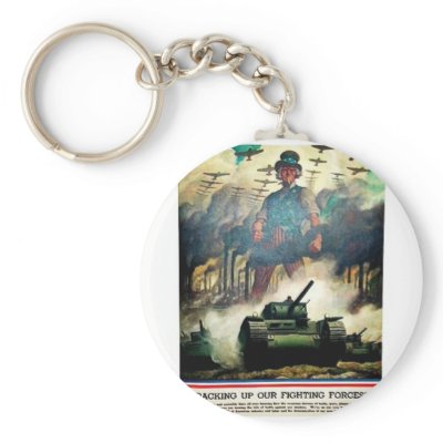 Backing Up Key Chain by ww2posters