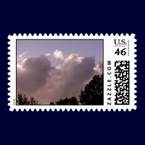 Backlit Cloud postage