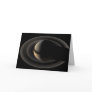Backlit_Saturn_from_Cassini_Orbiter_2007_May_9 Greeting Card