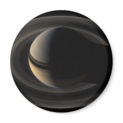 Backlit_Saturn_from_Cassini_Orbiter_2007_May_9 Magnets by MCR_designs