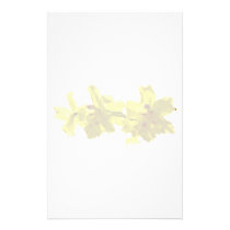 Backlit Yellow Orchids stationery