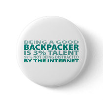 Backpacker 3% Talent Pinback Buttons
