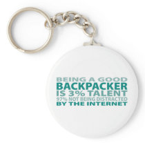 Backpacker 3% Talent Key Chain