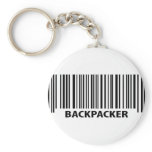 backpacker black bar code barcode keychains