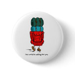 Backpacker Pinback Button