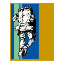 Backpacker (guy)-BlueGreen Post Cards