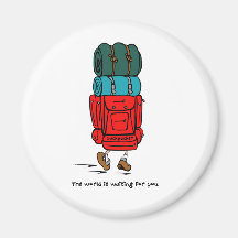 Backpacker Magnet