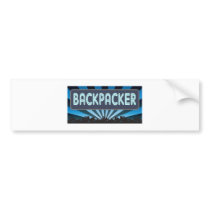 Backpacker Marquee Bumper Stickers