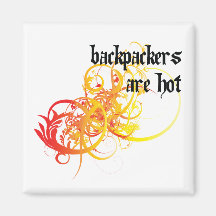 Backpackers Are Hot Fridge Magnets