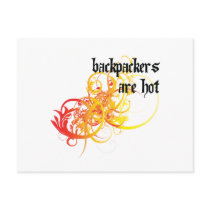 Backpackers Are Hot Post Card
