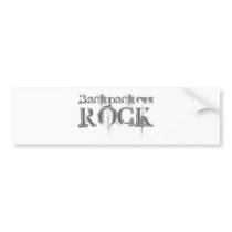 Backpackers Rock Bumper Stickers