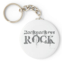 Backpackers Rock Keychain