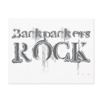 Backpackers Rock Postcard