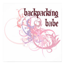Backpacking Babe posters