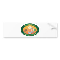 Backpacking Drinking Team Bumper Sticker