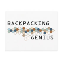 Backpacking Genius postcards