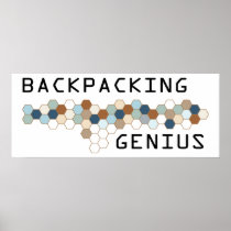 Backpacking Genius Posters