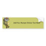 Backpacking Mouse Bumper Sticker
