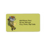 Backpacking Mouse Address Label