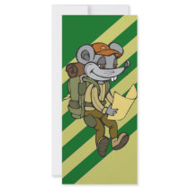 Backpacking Mouse Rack Card