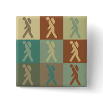 Backpacking Pop Art buttons
