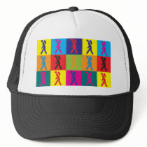 Backpacking Pop Art Mesh Hats