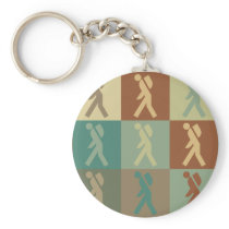 Backpacking Pop Art Key Chain