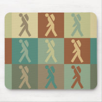 Backpacking Pop Art Mouse Pad